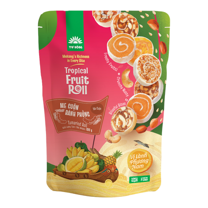 TU BONG Tamarind Roll 100g (Case 50)