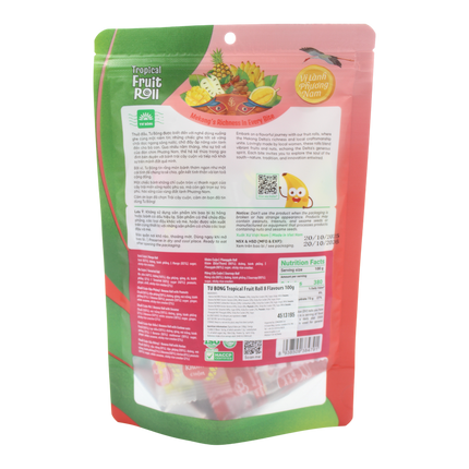 TU BONG Tropical Fruit Roll 8 Flavours 100g (Case 50)