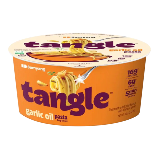 SAMYANG Tangle Big Bowl Garlic Oil Pasta 100g (Case 6)
