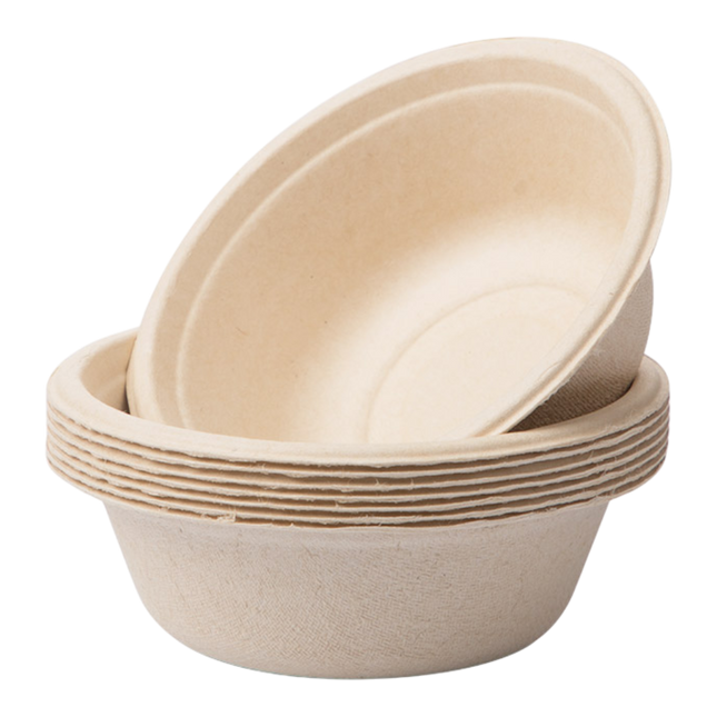 CHAHUA Biodegradable Bowl 350ml (8pcs) (Case 48)