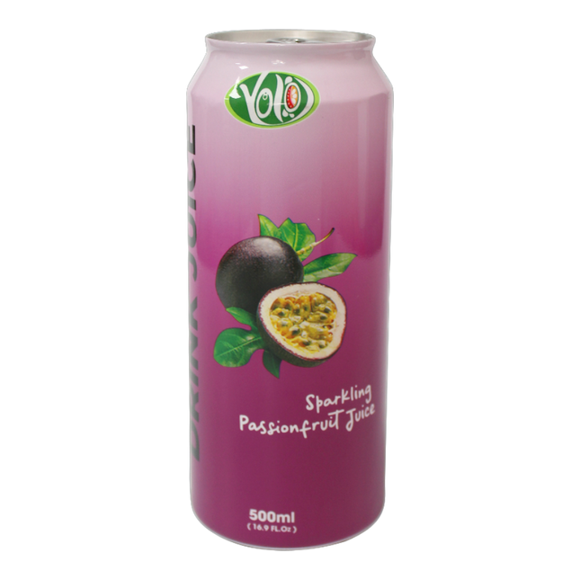 Yolo Sparkling Passionfruit Juice 500ml (Case 12)