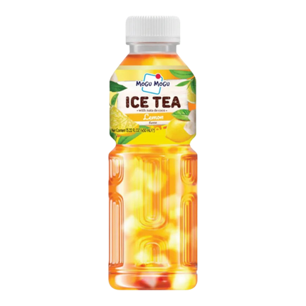MOGU MOGU Nata De Coco Drink Lemon Flavour Ice Tea 450ML (Case 24)