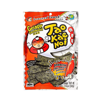 TAOKAENOI Sriracha Chilli Flavour Seaweed 32g (Case 24)