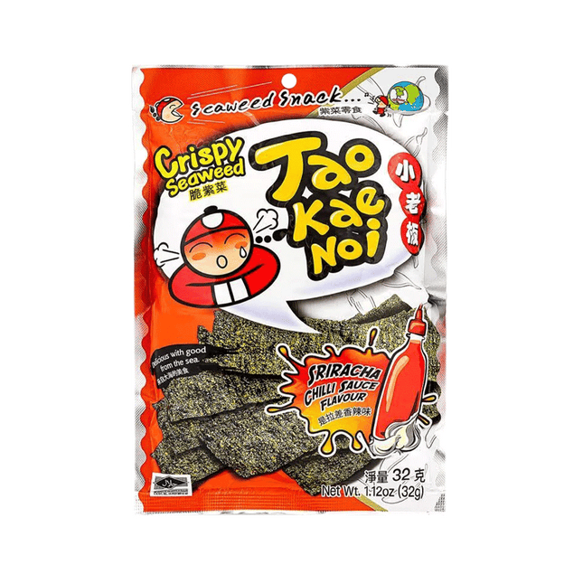TAOKAENOI Sriracha Chilli Flavour Seaweed 32g (Case 24)