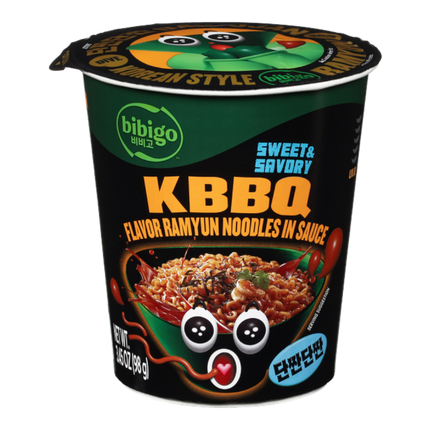 CJ BIBIGO Cup Ramyun - K-BBQ 98g (Case 8)