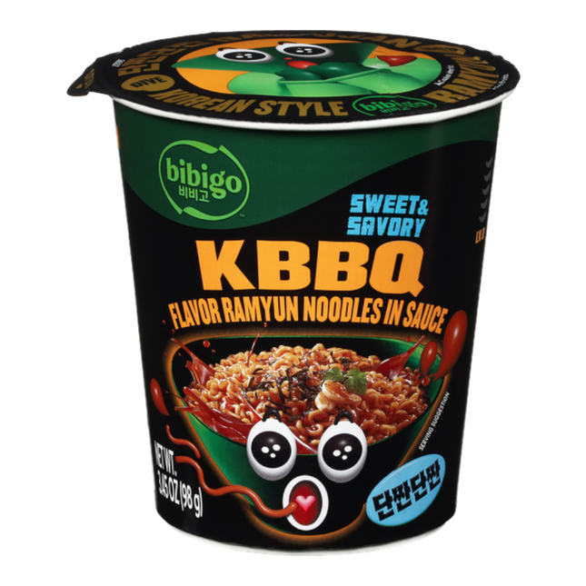 CJ BIBIGO Cup Ramyun - K-BBQ 98g (Case 8)