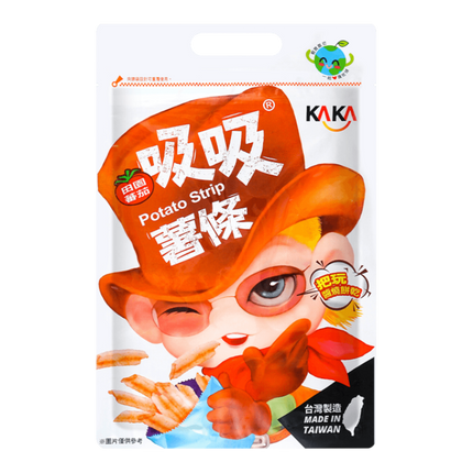 KAKA-Potato Strips (Tomato Flavor) 80g (Case 16)
