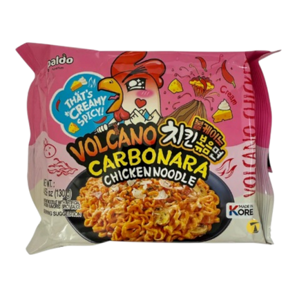 PALDO Volcano Carbonara Chicken Noodle 130g (Case 32)