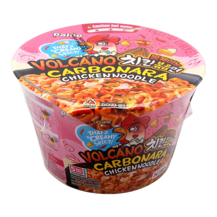 PALDO Volcano Carbonara Chicken Noodle King Cup 105g (Case 6)