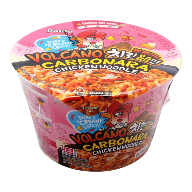 PALDO Volcano Carbonara Chicken Noodle King Cup 105g (Case 6)