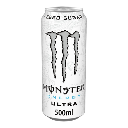 MONSTER Ultra Zero White 500ml (Case 12)
