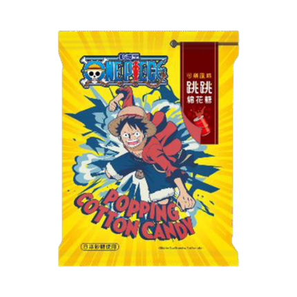 One Piece - Popping Cotton Candy (Cola Flavor) 15g (Case 50)