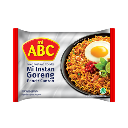 ABC Instant Noodle (Fried/Mie Goreng) Original (Chicken) 70g (Case 40)