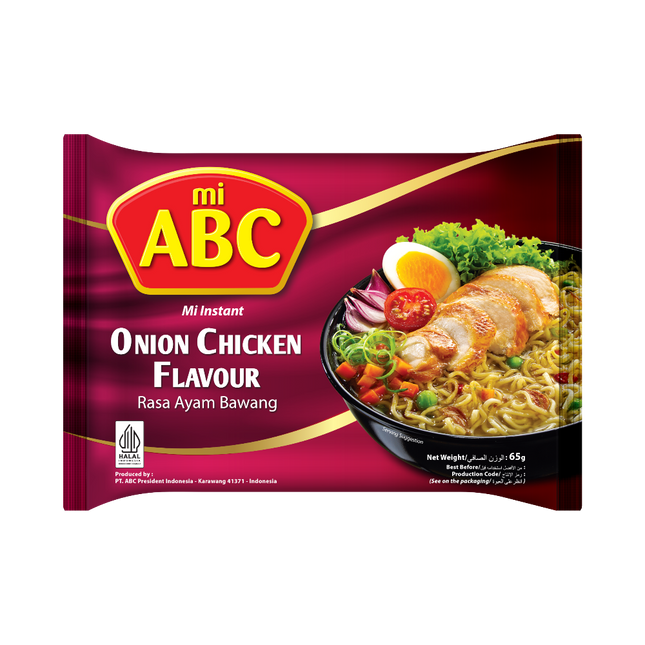 ABC Instant Noodle (Soup) Onion Chicken 65g (Case 40)