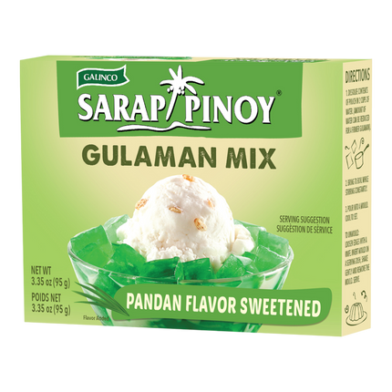 SARAP PINOY Gulaman Pandan Flavor 95g (Case 24)