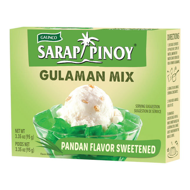 SARAP PINOY Gulaman Pandan Flavor 95g (Case 24)