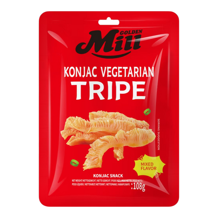 GOLDEN MILL Konjac Vegetarian Tripe - Mixed 108g (Case 40)