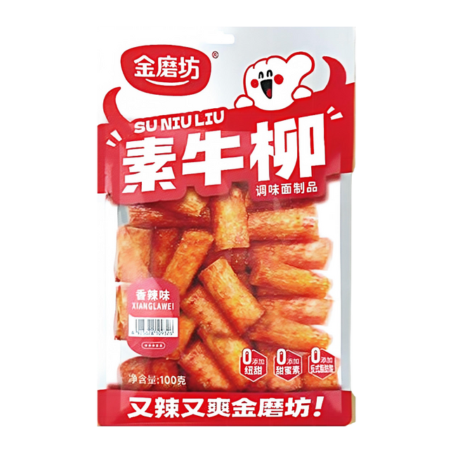 GOLDEN MILL Jumbo Latiao Gluten Strips - Original 100g (Case 40)