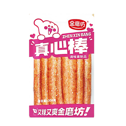GOLDEN MILL Latiao Gluten Strips - Hot & Spicy 100g (Case 40)