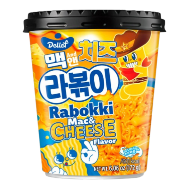DELIEF Mac & Cheese Rabokki 172g (Case 24)
