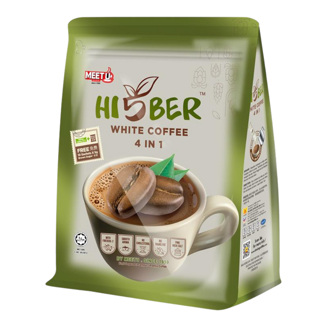 MEETU Hi5ber White Coffee 4in1 300g (Case 24)