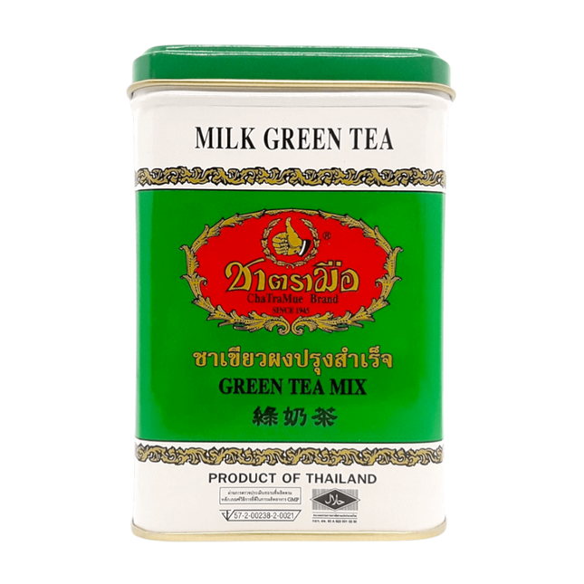 CHATRAMUE Canned Green Tea Mix - Green (50 sachets) 125g (Case 24)