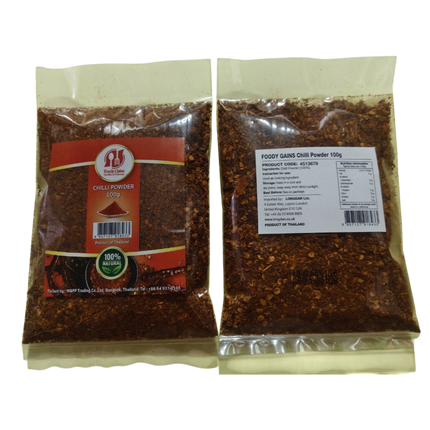 FOODY GAINS Chilli Powder 100g (Case 25)