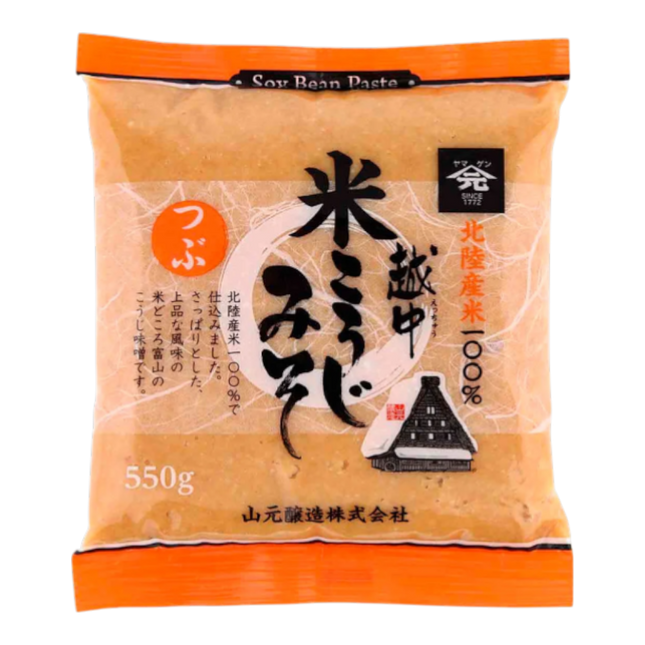 YAMAGEN Komekoji Rice Miso (Whole Grain) 550g (Case 10)