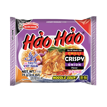 HAO HAO Chilli Crispy Onion Flavor 75g (Case 30)