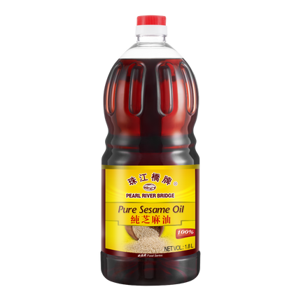 PEARL RIVER BRIDGE Sesame Oil 100% 1.8L (Case 6)