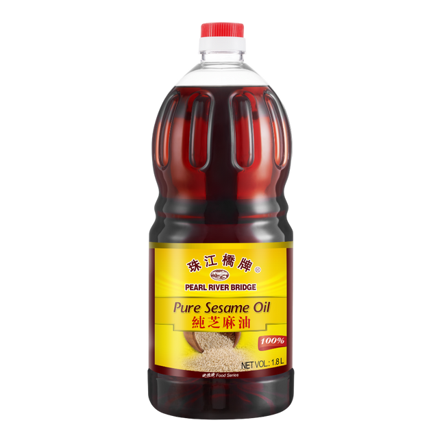 PEARL RIVER BRIDGE Sesame Oil 100% 1.8L (Case 6)