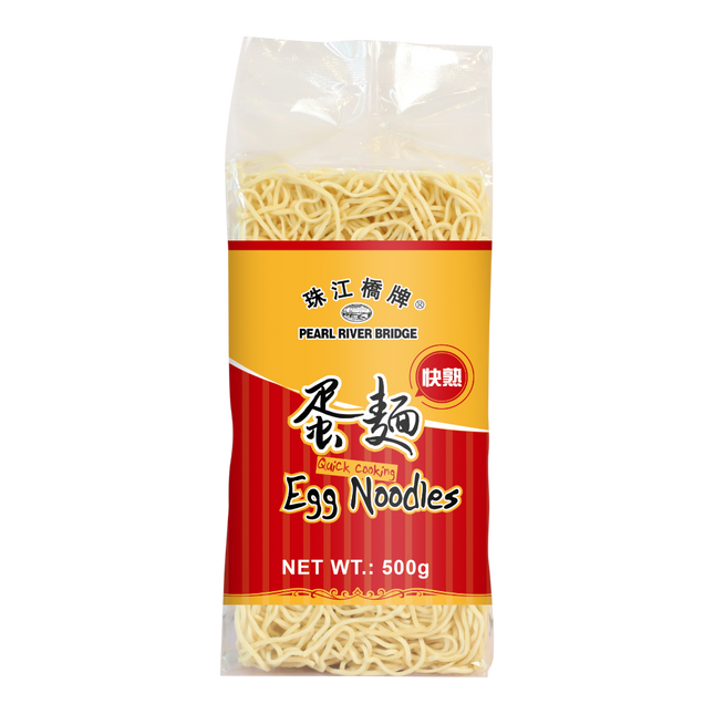 PEARL RIVER BRIDGE Quick Cooking Egg Noodle (Fine) 500g (Case 30)