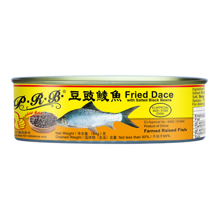 PEARL RIVER BRIDGE Fried Dace With Salted Black Beans 184g (Case 24)