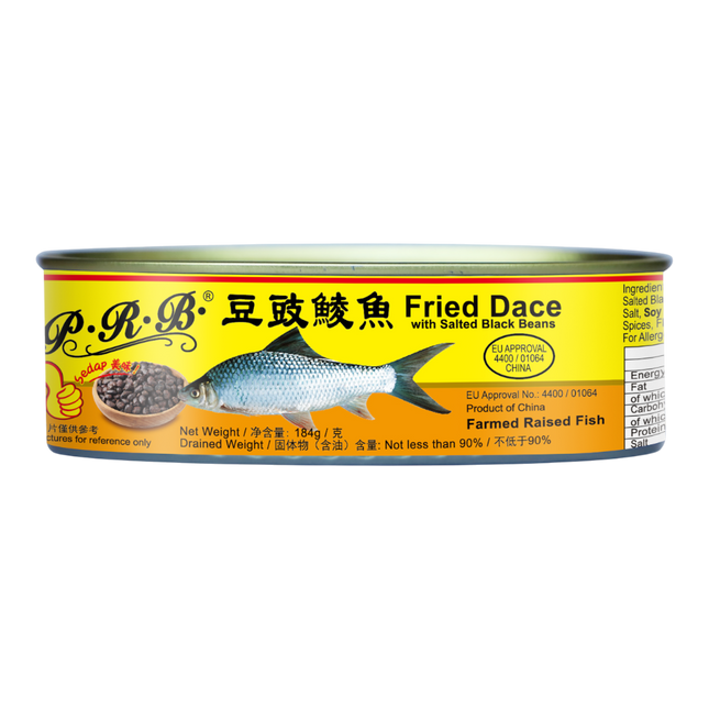 PEARL RIVER BRIDGE Fried Dace With Salted Black Beans 184g (Case 24)