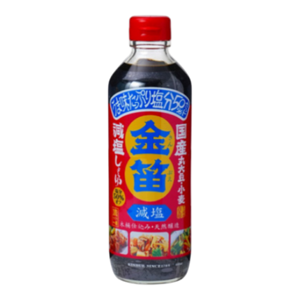 FUEKI Kinbue Low Salt Soy Sauce 600ml (Case 12)