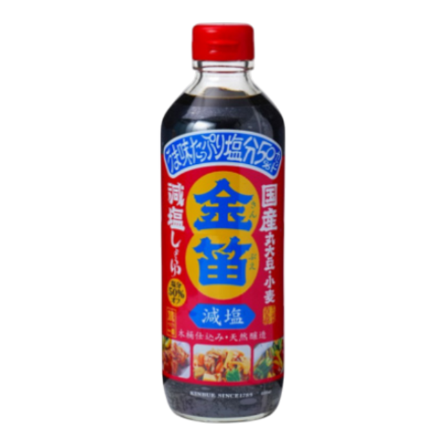 FUEKI Kinbue Low Salt Soy Sauce 600ml (Case 12)