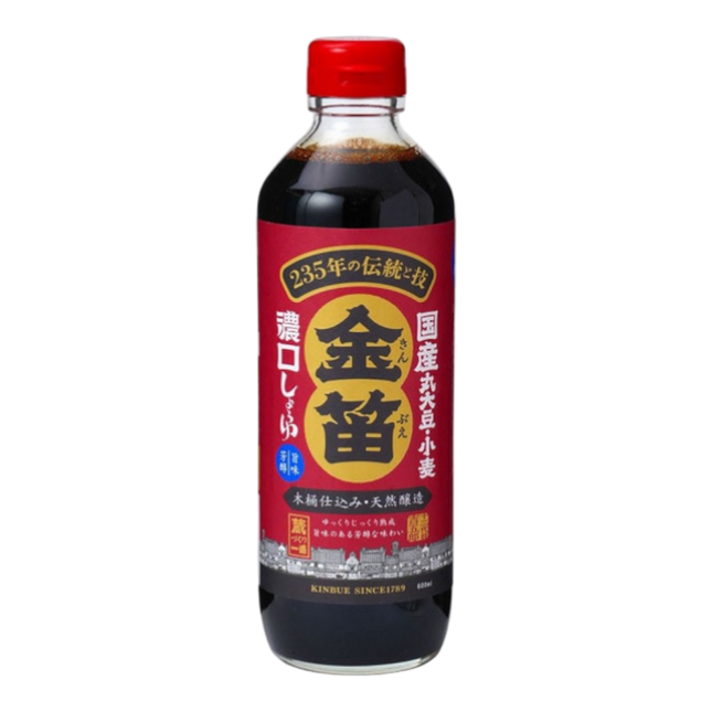 FUEKI Kinbue Koikuchi Shoyu - Soy Sauce 600ml (Case 12)
