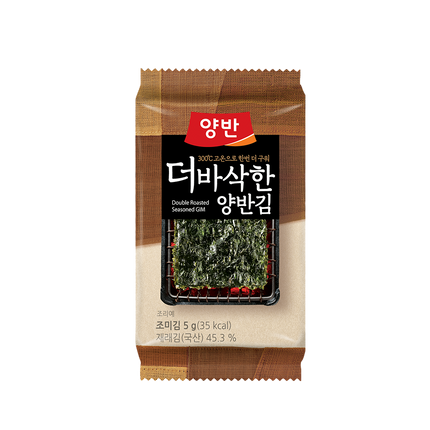 DONGWON Roasted Laver with Sesame Oil (9 packs) 40.5g  (Case 12)