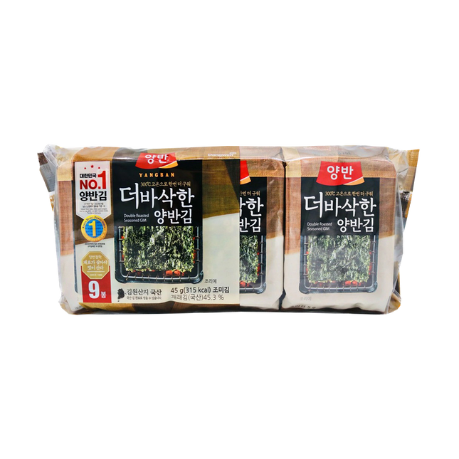 DONGWON Double Crispy Laver  (9 packs) 45g (Case 12)