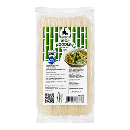BUFFALO Rice Noodles 2.5mm 400g (Case 25)