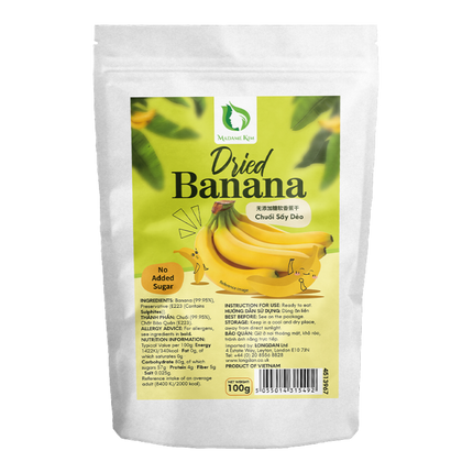 MADAME KIM Dried Banana 100G (Case 30)