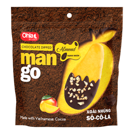 OHLA Chocolate Dip Mango Bag 150G (Case 20)