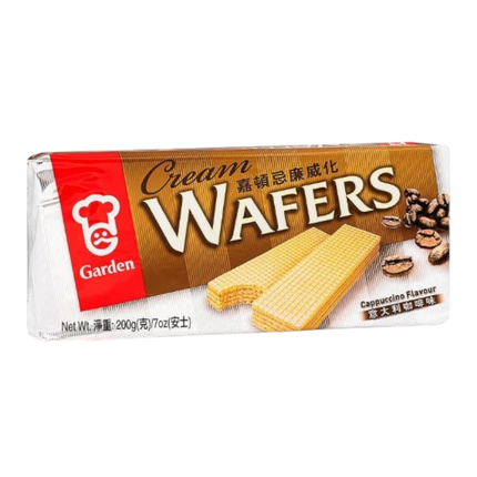GARDEN Cream Wafers Cappuccino 200g (Case 12)