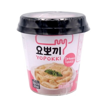 YOPOKKI Carbonara Topokki Rice Cake 120g (Case 6)