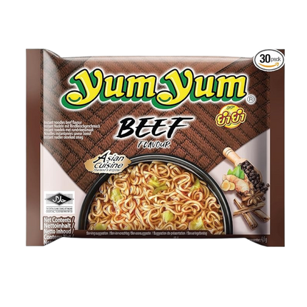 YUM YUM Beef Flavour Noodles 60g (Case 10)