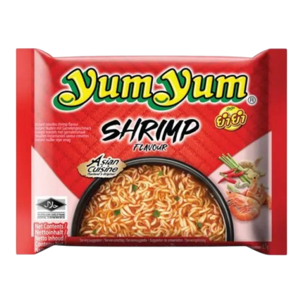 YUM YUM Shrimp Flavour  Noodles  60g (Case 10)