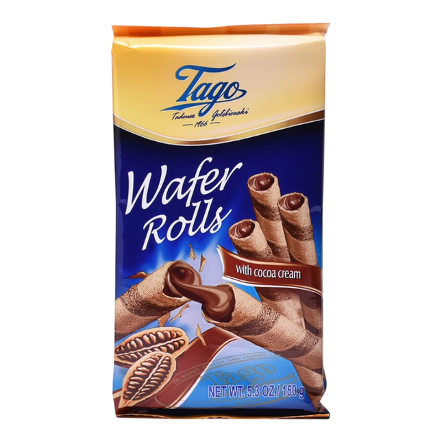 TAGO Wafer Rolls - Choco 150g (Case 12)
