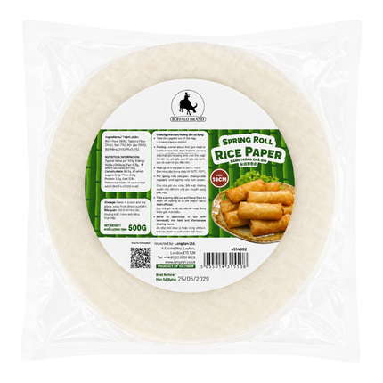 BUFFALO Spring Roll Rice Paper 18cm 500g (Case 20)