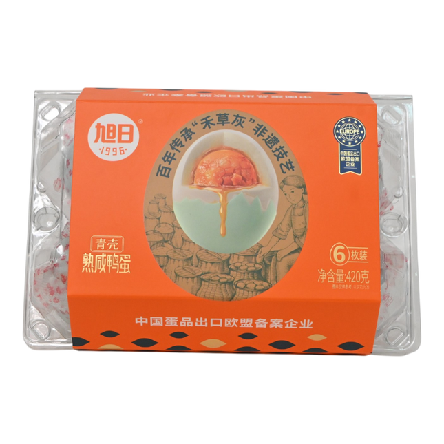 XURI Cooked Salted Duck Eggs 6pcs 420g (Case 24)
