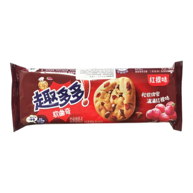 QUDUODUO Red Grape Cookies 80g (Case 24)